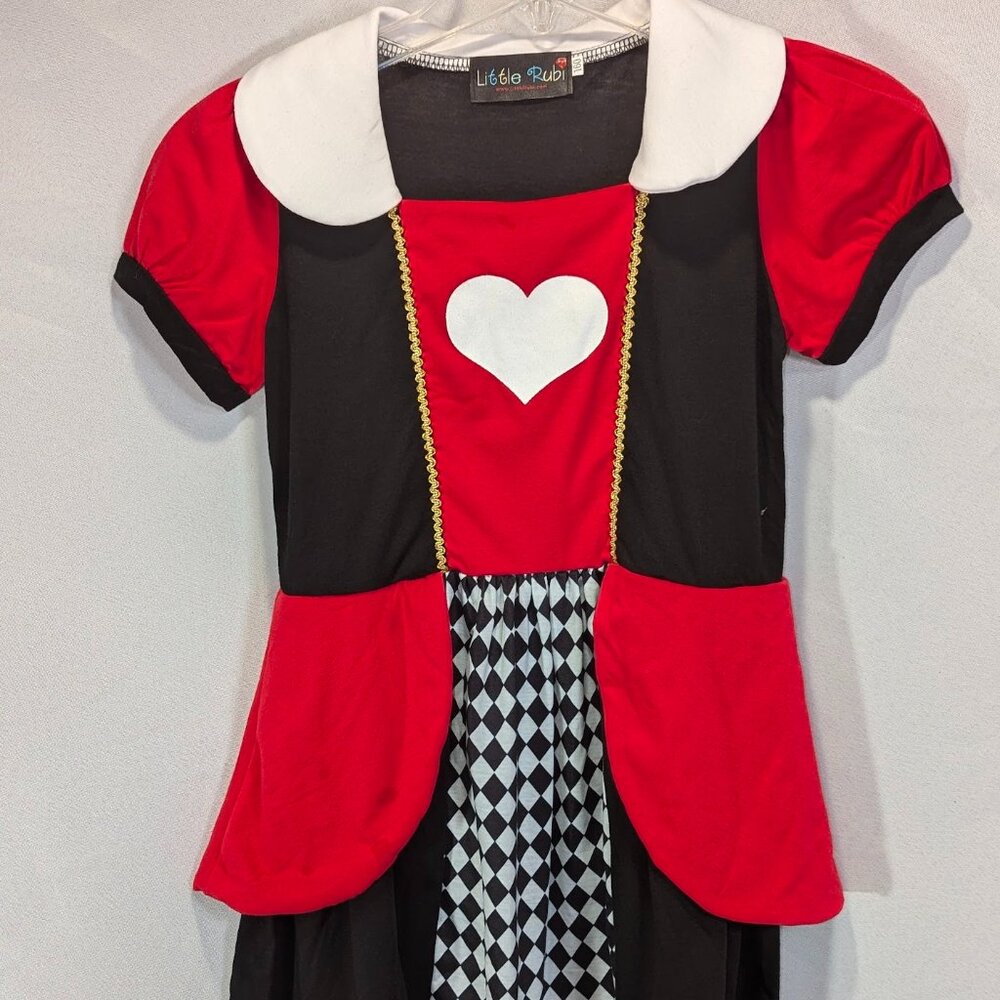 New dress women adult costume queen of hearts Valentines size XXS XS M  XL XXL
